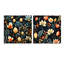 Jacksonport - Ensemble de 2 verres muraux abstraits en acrylique-103922079