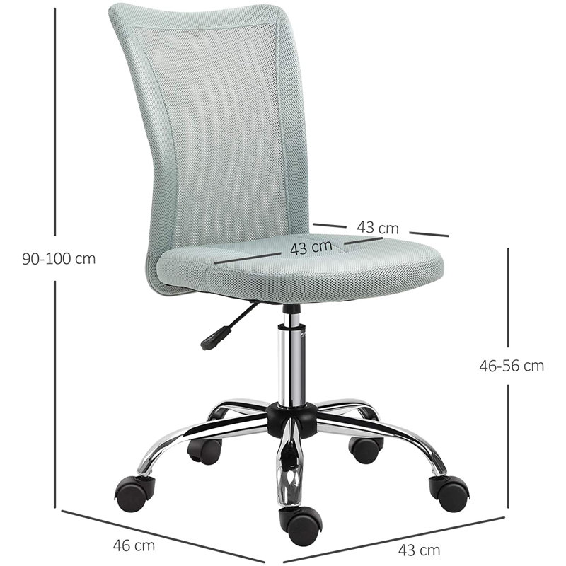 Hayre Polyester Office Chair, Grey