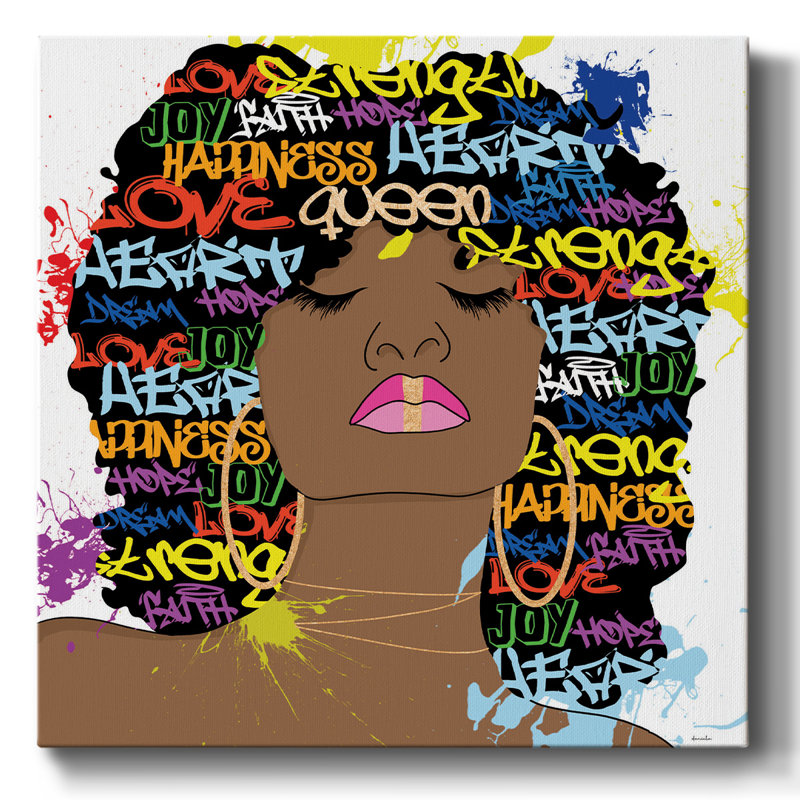 Influence sur toile, H 16 po x l 16 po