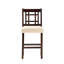 2 chaises de hauteur comptoir avec coussin de 5 cm - Chaise à thème beige (2)