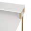 Bureau d'écriture avec tablettes de rangement