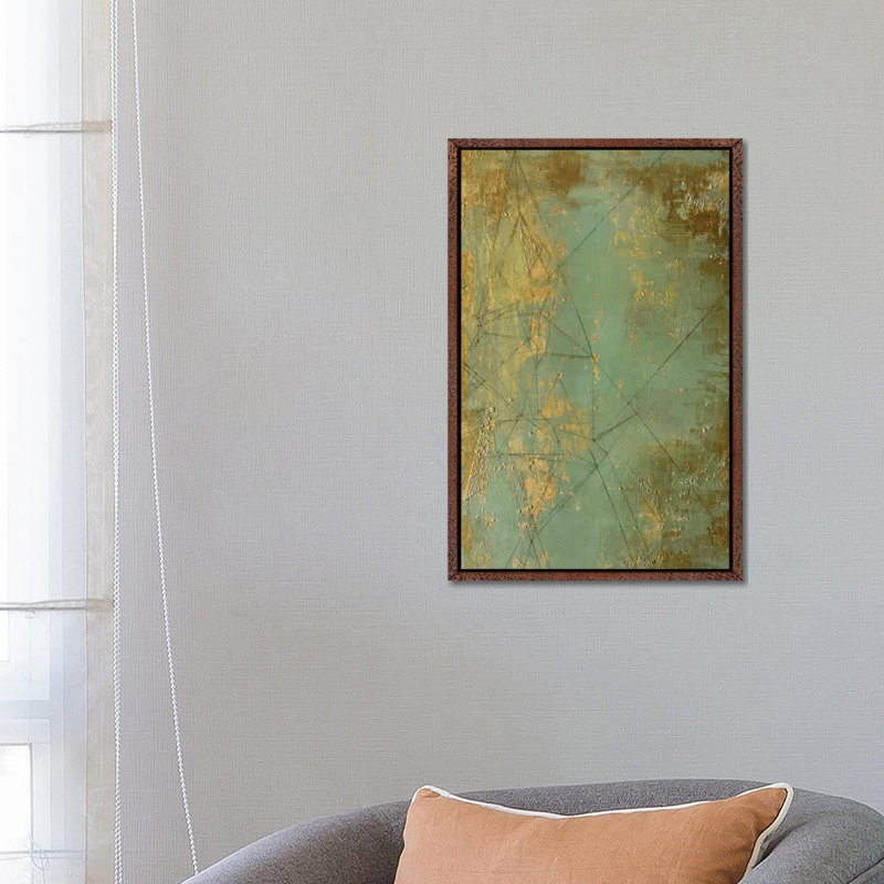 Connection & Belonging by Deb Chaney - Print on Canvas, 66.04 cm H x 45.72 cm W, Classic Brown Wood Framed