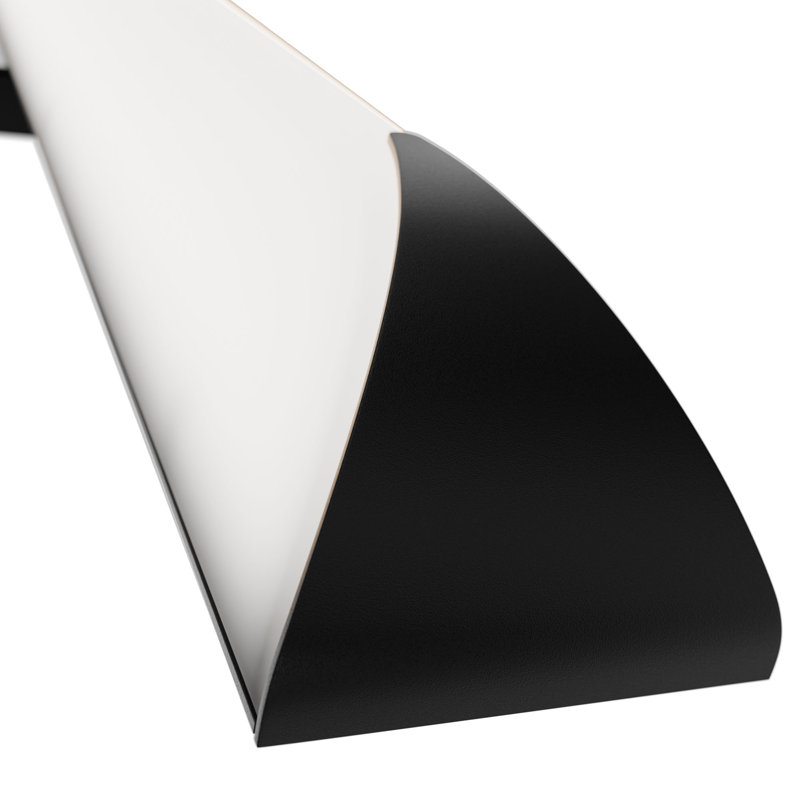 Straitaway Dimmable 32" Bath Vanity & Wall Light With Built In Color Temperature Switch from 2700K/3000K/3500K/4000K, Black