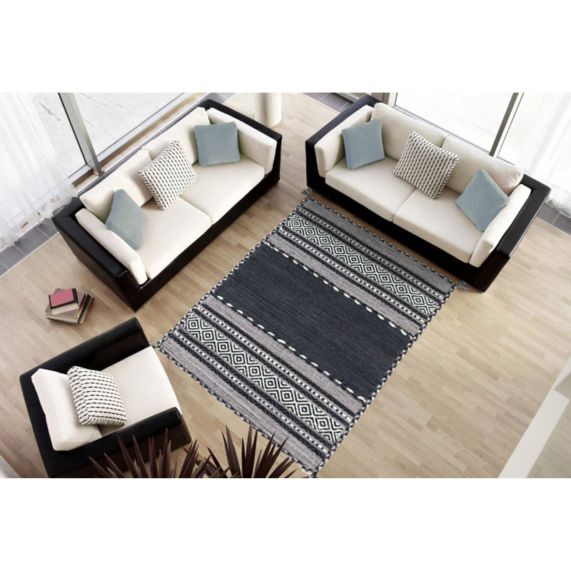 Flatweave Area Rug, Rectangle 120 x 170cm