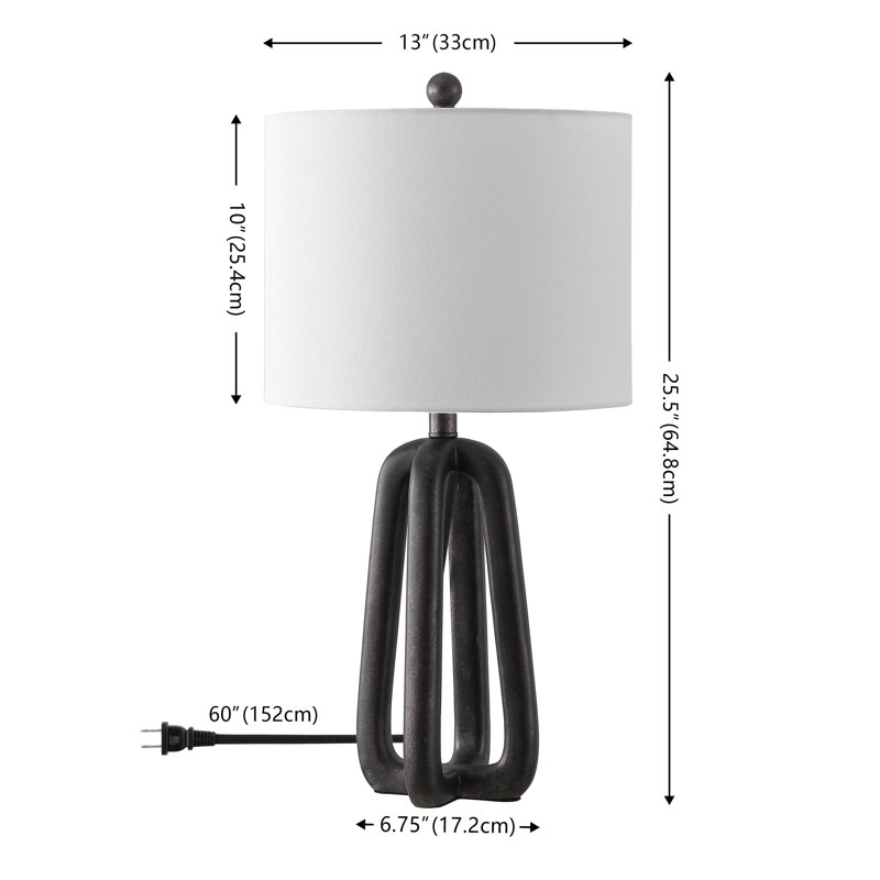 Anine 25 Inch Resin Table Lamp