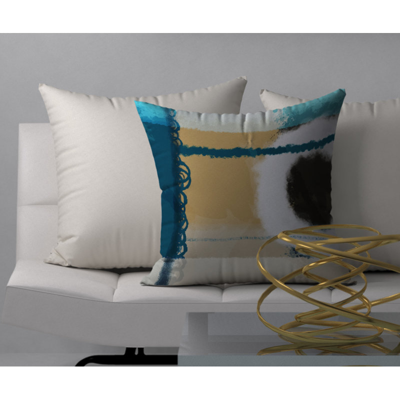 Coussin décoratif carrée alléchant et radiant, 24 po x 24 po