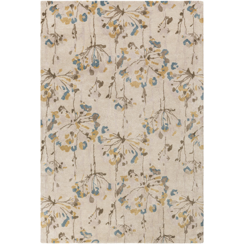 Walshville Floral Indoor Rug, Rectangle 5' x 8'