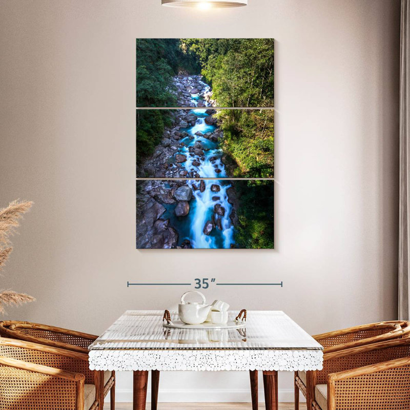Alvord Rapid Himalayan River, 50" H x 32" W