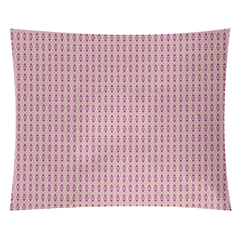 Tapisserie «Avicia Lined Diamonds» par Katelyn Elizabeth, Intérieur, H 54 po x l 63,5 po