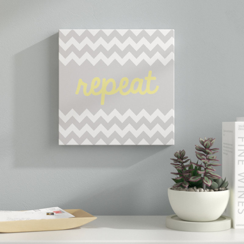 Repeat by Anna Hambly - Wrapped Canvas Print, 30cm H x 30cm W