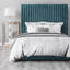 Arabelle Solid Wood and Upholstered Low Profile Platform Bed-1881882404-1881882405
