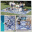 Tapis de paille réversible en plastique, tapis d'extérieur pour le patio pour la décoration, tapis de camping extérieur portable pour le porche de la cour arrière