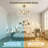 22'' Chandelier Ceiling Fan with Remote and Light
