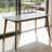 Rectangular Dining Table With Sturdy Sled Legs