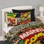 Marvel Avengers Comics Duvet Cover Set Bedding Set with Pillowcase Multi Single-126454399