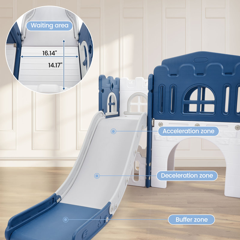 Ensemble de jeu pour tout-petits 8 en 1 pour tout-petits de 1 à 3 ans pour aire de jeux intérieure et extérieure