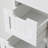 Highland Dunes Small Entryway Accent Cabinet with Doors and 4 Drawers White for Living Room