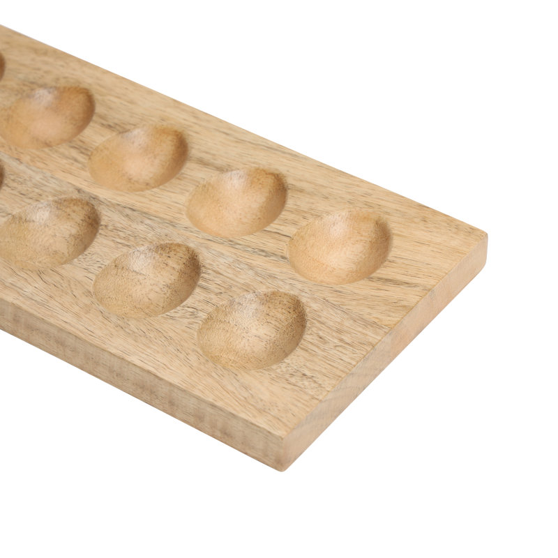 Rectangle Mango Wood Egg Tray