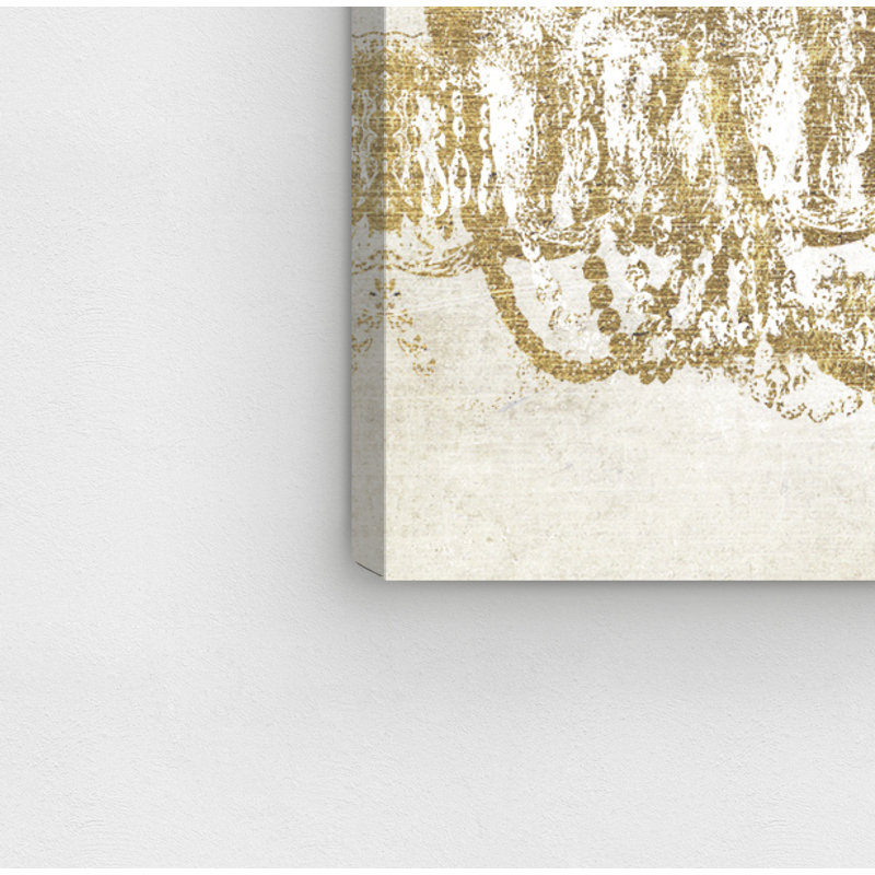 Glam Chandelier, impression sur toile tendue, H 20 po x l 30 po, Toile tendue