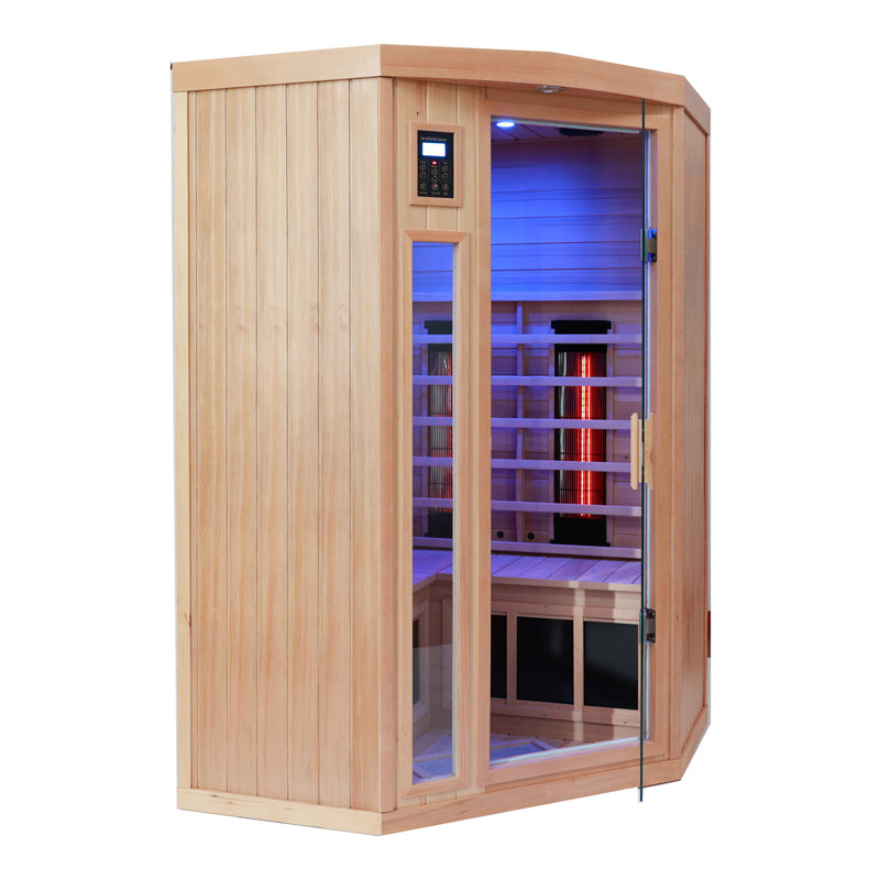 Sauna pentagonal intérieur à infrarouge lointain pour salle de bain-B
