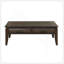 Table basse en acajou avec rangement