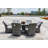 Silas 6 - Person Wicker Patio Dining Set with Oval Table , Cushions Included-1051234207