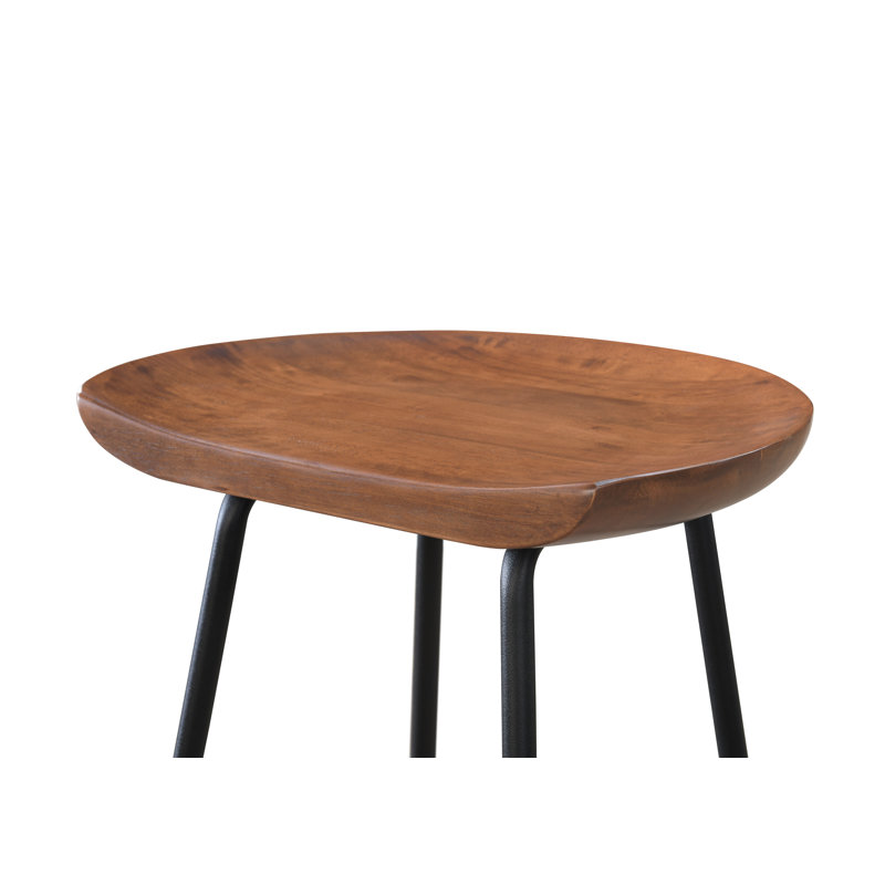 Tabouret de bar LuXeo Milano, Tabouret de bar (siège d'une hauteur de 29 po), Noir
