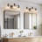 3-Light Vintage Bathroom Vanity Light, Dimmable Bath Lighting Fixture for Bathroom, Powder Room, Vanity Table (E26 Base, Bulb Not Included)