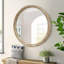 Miroir mural 23,62 pouces avec cadre en bois vieilli