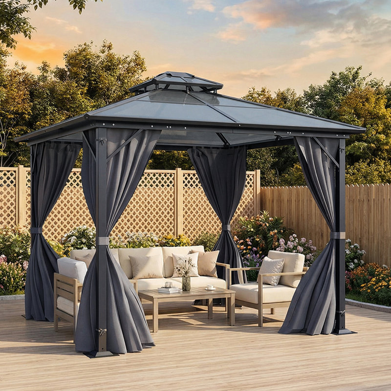 Pergola, 270cm H x 300cm W x 300cm D