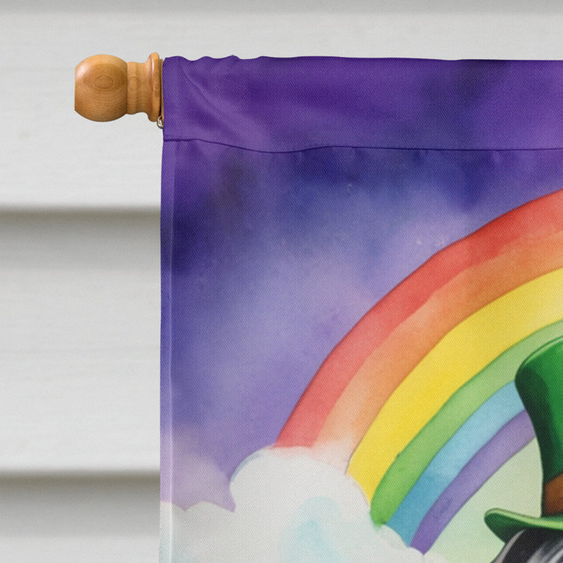 Double Sided 40'' H x 28'' W Polyester St Patrick's Day House Flag