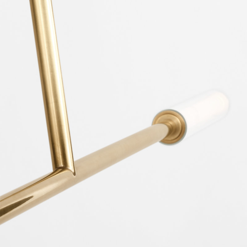 Poza 2 - Light LED Pendant, Hand-Rubbed Antique Brass