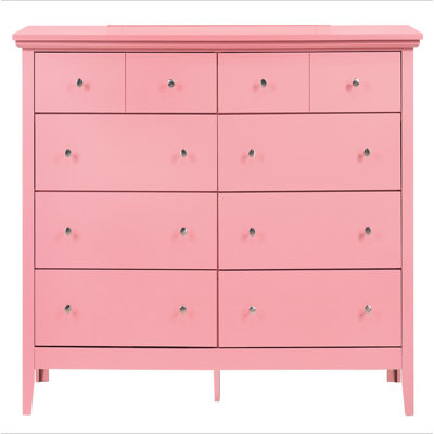 Charmante commode décontractée rose
