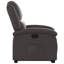 Fauteuil inclinable standard en cuir véritable de 28 po de large Kaino-1798635611