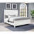 Modern Farmhouse Upholstered Panel Bed