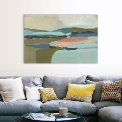 «Pastel Plane I» par Jennifer Goldberger - reproduction d'art