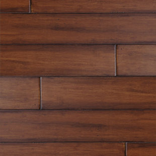 DassoSWB Bamboo 3/8 Thick x 5" Wide x Varying Length Engineered Hardwood Flooring