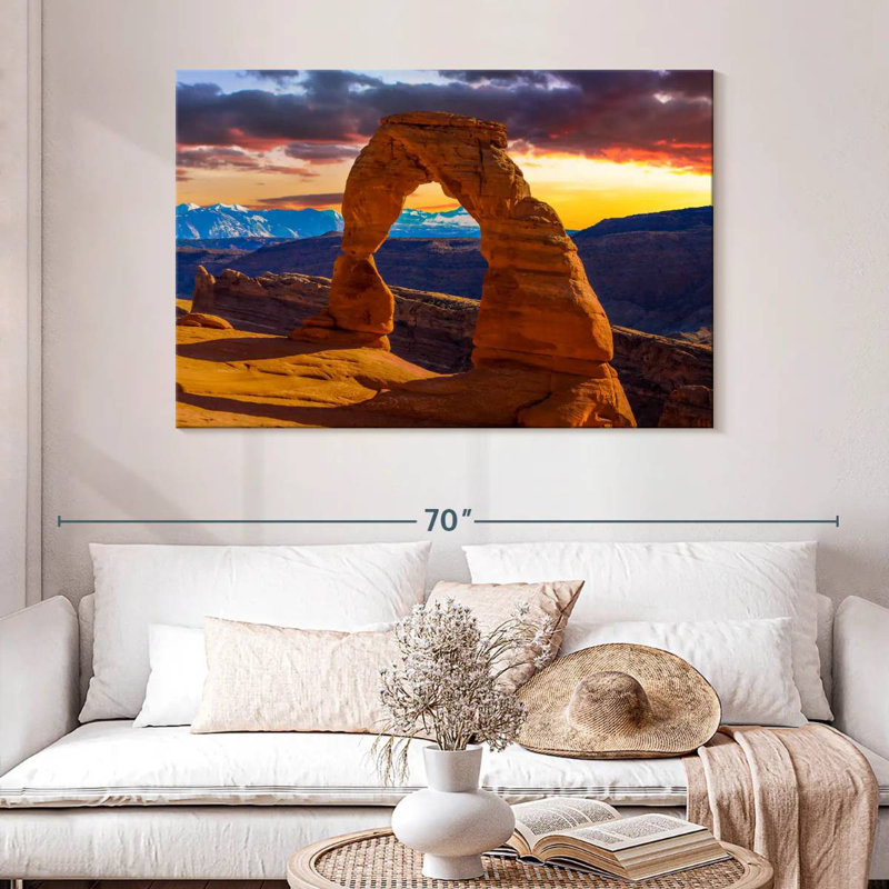 Alvord Arches National Park, coucher de soleil, H 32 po x l 48 po