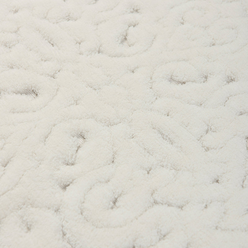 Ensemble de tapis de bain en coton de qualité supérieure (2 pièces) - antibactérien, antidérapant, 19,7 x 23,6 pouces et 23,6 x 39,4 pouces | 100% coton, 1,76 lb par mètre carré | Lavable à la machine, douceur luxueuse pour le confort et la sécurité de la salle de bain