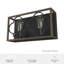 Luminaire de meuble-lavabo encastré 2 lumières Gablecrest-66692180