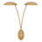 Glenn Steel Armed Sconce-108510869