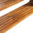 Novara Mid-Century Modern Acacia Wood Coffee Table In Teak Finish