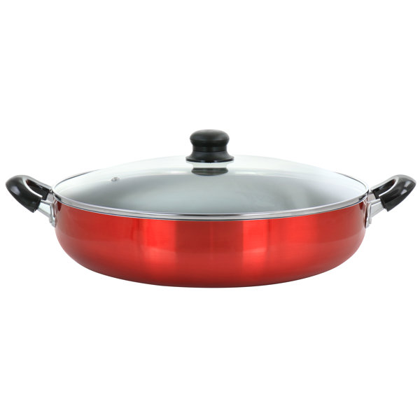 14-inch Wooden Wok Lid with Carbonized Finish
