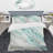 Silver Springs I Blue Green - Nautical & Coastal Duvet Cover Set - Microfiber Polyester-38757826
