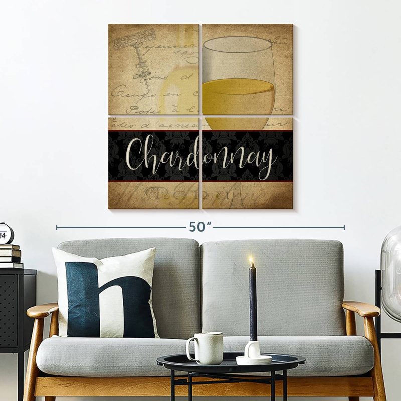 Yarlin Fine Wine II, 32" H x 32" W