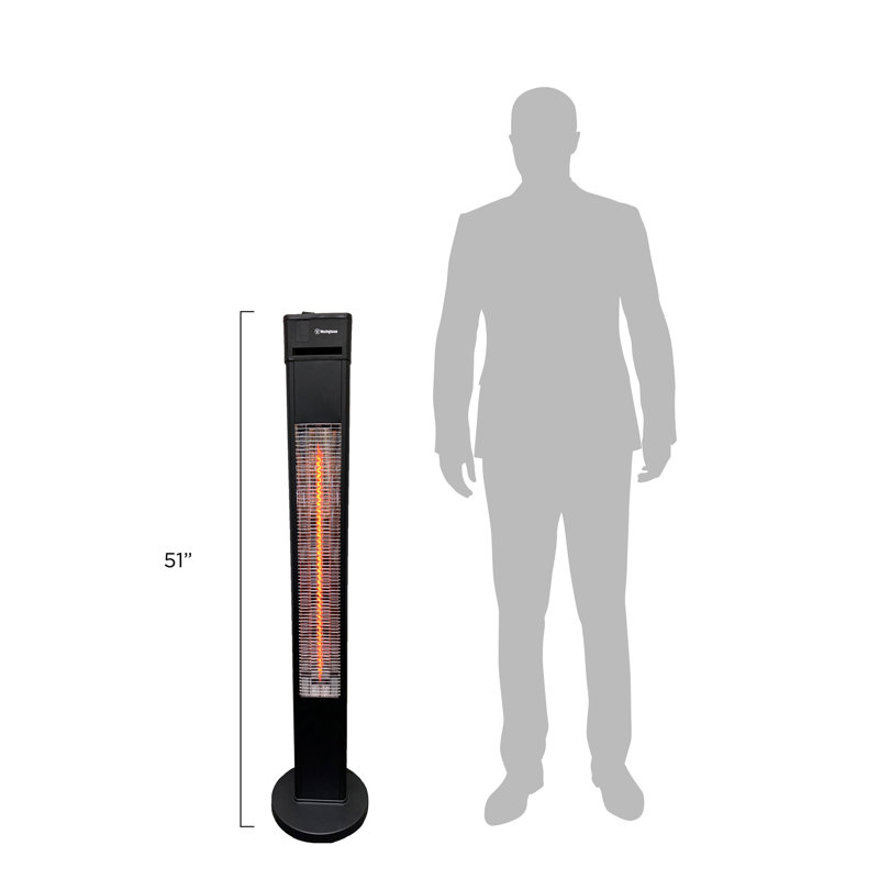 Chauffe-terrasse électrique infrarouge 1500 watts