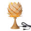 10,25 po Lampe de table en pin 1 lumière enfichable pour le salon de la chambre à coucher