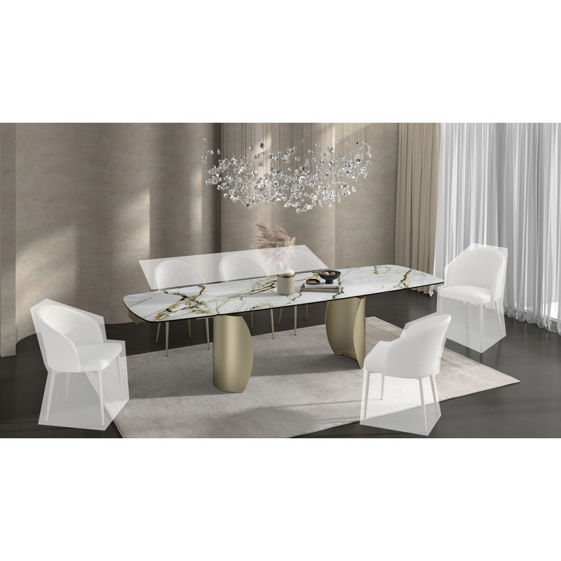 Faulkner Rectangular 119'' L x 39'' W