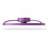 Ceiling Fans with Lights Dimmable LED Embedded Installation of Thin Modern Ceiling Fans(purple)