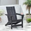 Chair In Black Resin, High, Rustic & Modern Mix, Water-, 32.3 In. D X 29.8 W 37.08 H Merge,